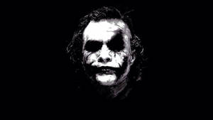 Black And White Joker Sinister Face Wallpaper