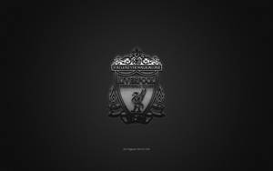 Black And White Liverpool 4k Logo Wallpaper