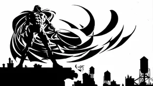 Moon Knight Wallpaper 4K, Monochrome, Marvel Comics