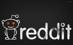 Black And White Reddit Logo Wallpaper