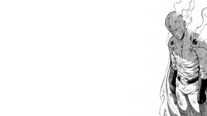 Black And White Saitama Wallpaper
