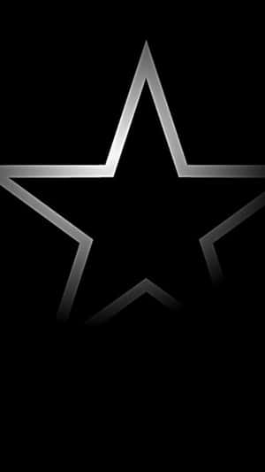 Black And White Star Artistic Wallpaper Wallpaper