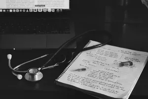 Black-and-white Stethoscope Wallpaper