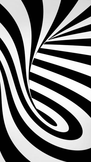 Black And White Swirl Mobile 3d Wallpaper