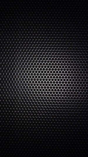 Black Android Metal Hexagon Pattern Wallpaper