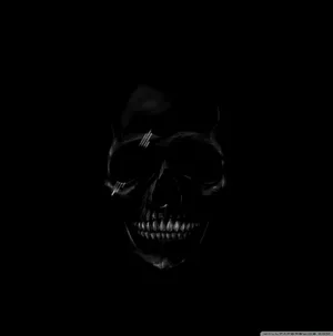 Black Android Skull Wallpaper