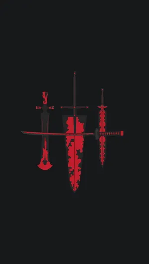 Black Anime Swords Of Asta Wallpaper
