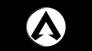 Black Apex Legends Logo In White Rondel Wallpaper