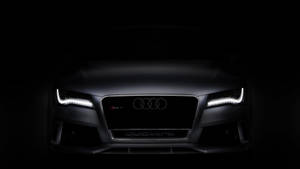 Black Audi Rs Front Wallpaper