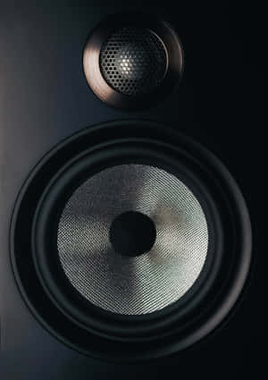 Black Audio Bowers And Wilkins Speaker Close Up Portrait Wallpaper