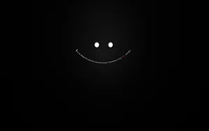 Black Background Quote Fake Smile Wallpaper