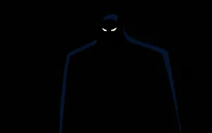 Black Batman Animated Eye Desktop Wallpaper