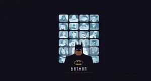 Black Batman Animated Poster Desktop Wallpaper