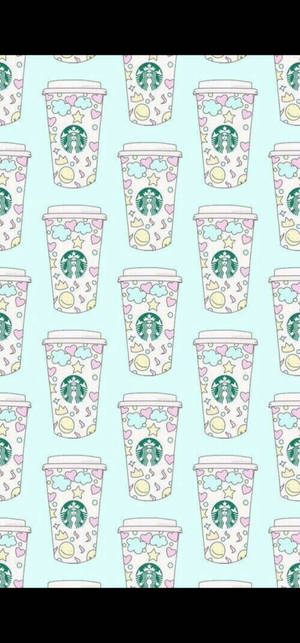 Black Border Starbucks Iphone Wallpaper