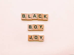 Black Boy Joy Cute Pastel Aesthetic Wallpaper