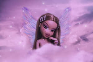 Black Bratz Aesthetic Sasha Pink Clouds Wallpaper