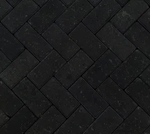 Black Brick Granite Pavement Wallpaper