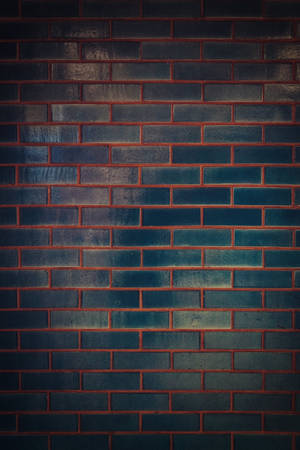 Black Brick Wall With Red Wallpaper