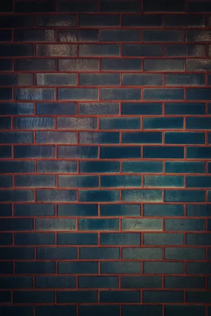 Black Brick Wall With Red Wallpaper