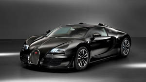 Black Bugatti Veyrona Iphone Wallpaper
