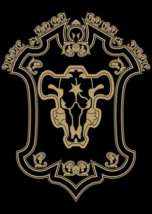 Black Bull Crest Black Clover Wallpaper