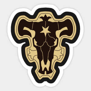 Black Bull Emblem Black Clover Wallpaper