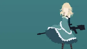 Black Bullet Tina Vector Art Wallpaper