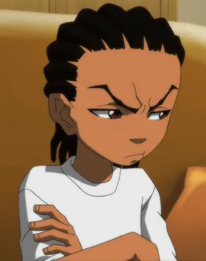 Black Cartoon Characters Riley Freeman Wallpaper