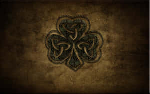 Black Celtic Irish Carving Wallpaper