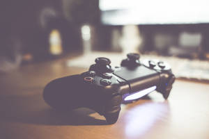 Black Console Gaming Banner Wallpaper
