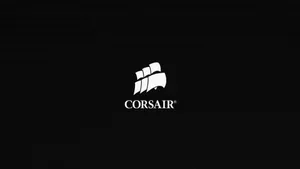Black Corsair Logo Wallpaper