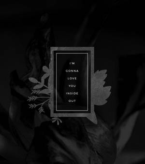 Black Cute Girly Quote Wallpaper