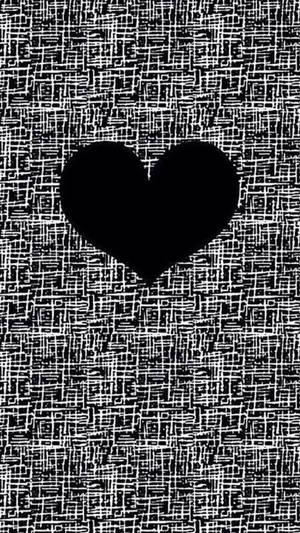 Black Day Abstract Heart Wallpaper