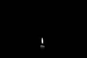 Black Day Grey Candle Wallpaper