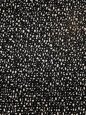 Black Digits Pattern Wallpaper