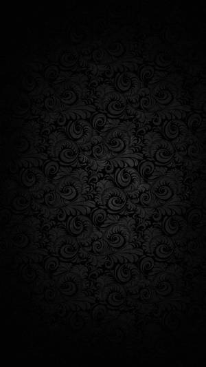 Black Floral 4k Ultra Hd Dark Phone Wallpaper