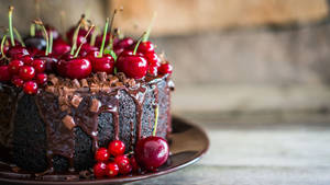 Black Forest Cake Desserts Wallpaper