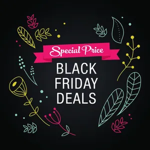 Black Friday Aesthetic Art Wallpaper