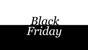Black Friday Black And White Wallpaper