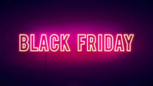 Black Friday Neon Pink Wallpaper