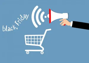 Black Friday Shopping Poster Wallpaper