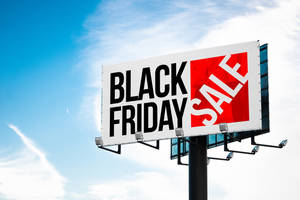 Black Friday Shopping Sale Billboard Wallpaper