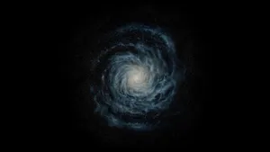 Black Galaxy Spiral Wallpaper