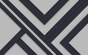 Black Geometric Android Material Design Wallpaper
