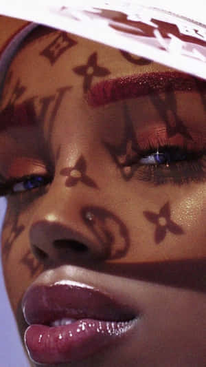 Black Girl Aesthetic Louis Vuitton Portrait Wallpaper