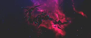 Black Glasses In Galaxy Wallpaper