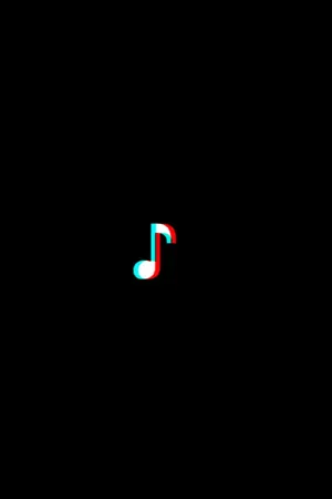 Black Glitch Note Wallpaper