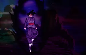 Black Goku Normal Form Wallpaper