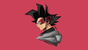 Black Goku Vector Art Wallpaper