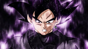 Black Goku With Shadowy Aura Wallpaper